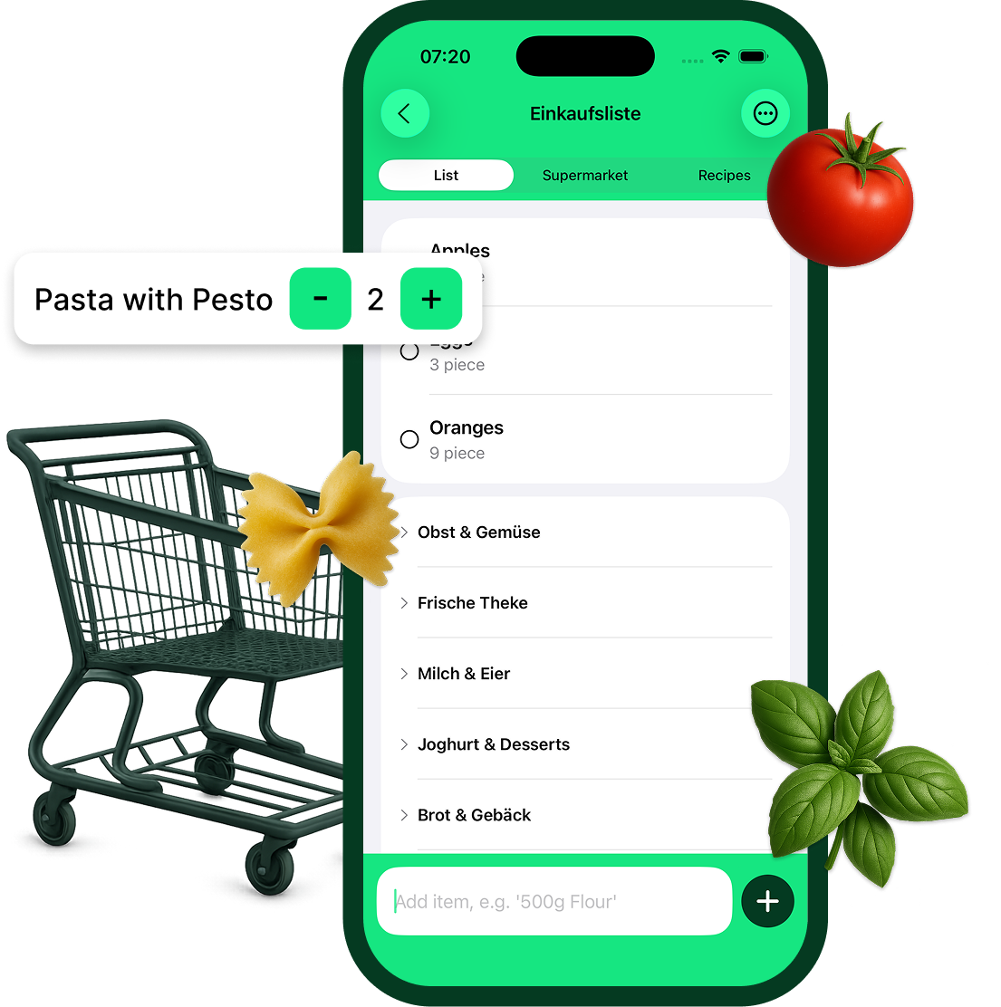 PlateParrot Shopping List Video Preview